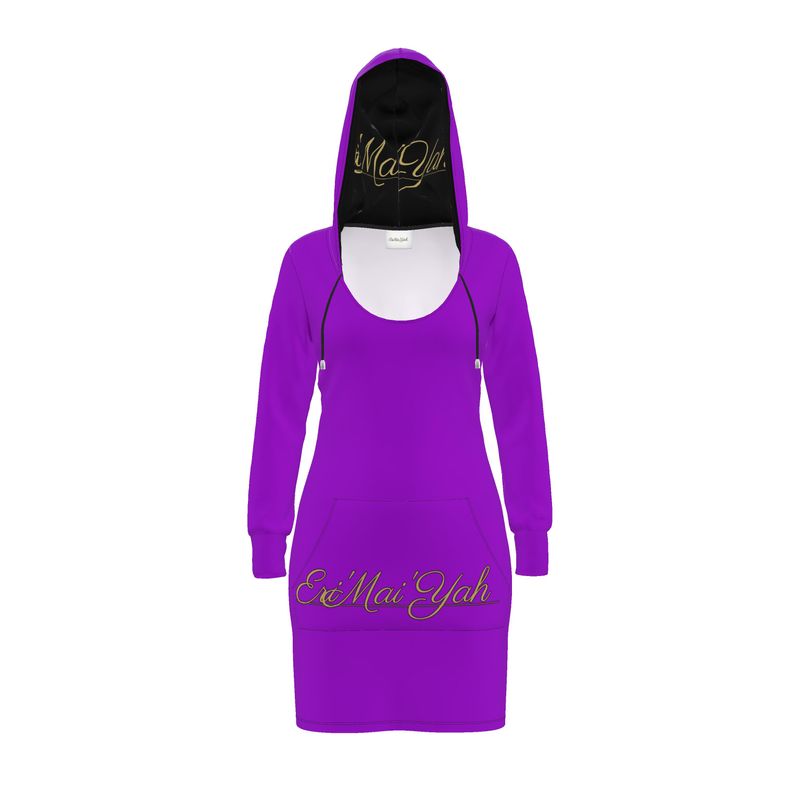 fitted lace wedding dress Violet Hoodie Dress  Bloomlala