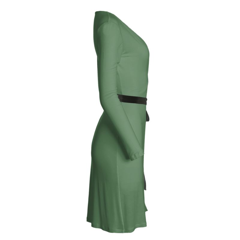 green emerald velvet dress Emmaline Gown main image 1