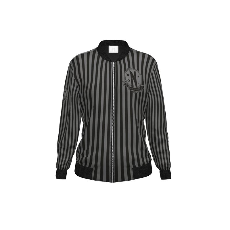 Wednesday Addams Bomber Jacket from Nevermore Academy