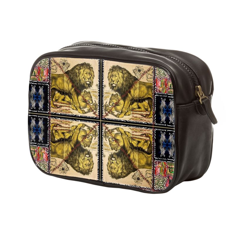 169 Kulturbeutel Fur Manner Aus Leder Im Africaans Tiger Look