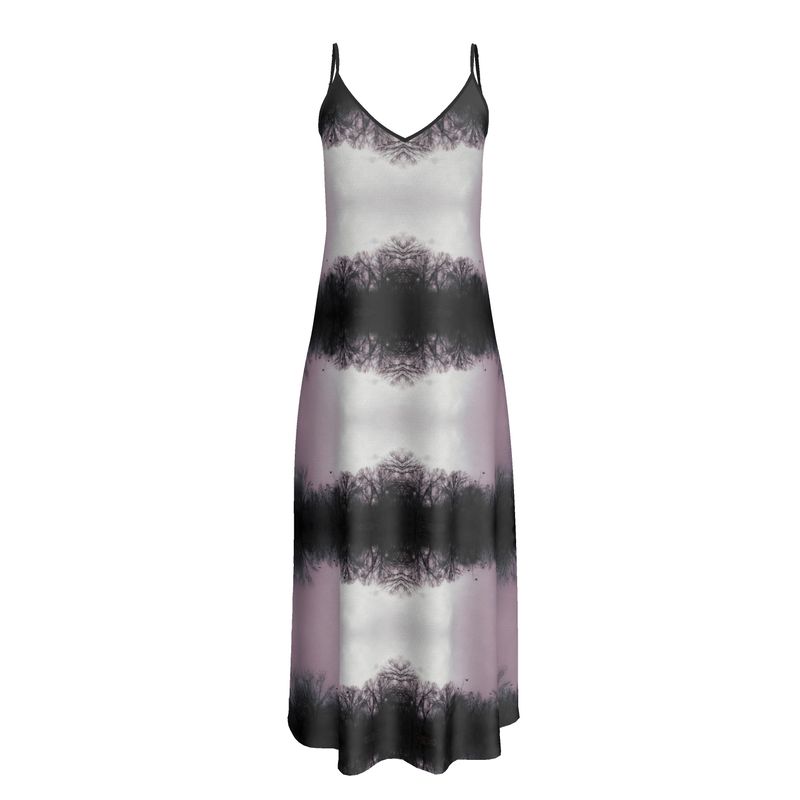 Raven' Slip Dress By Dust And Pearl