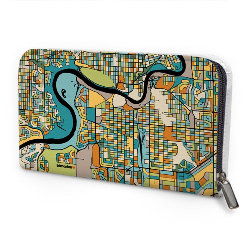EDMONTON Leather Zip Purse