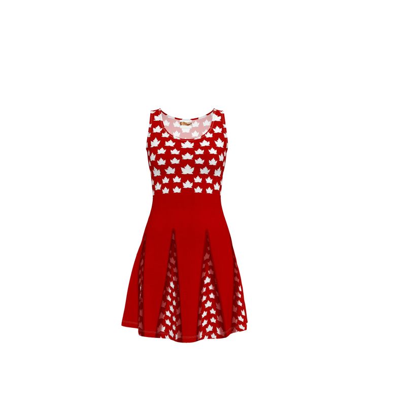 white christmas dresses Cute Cat White Skater Dress main image 0