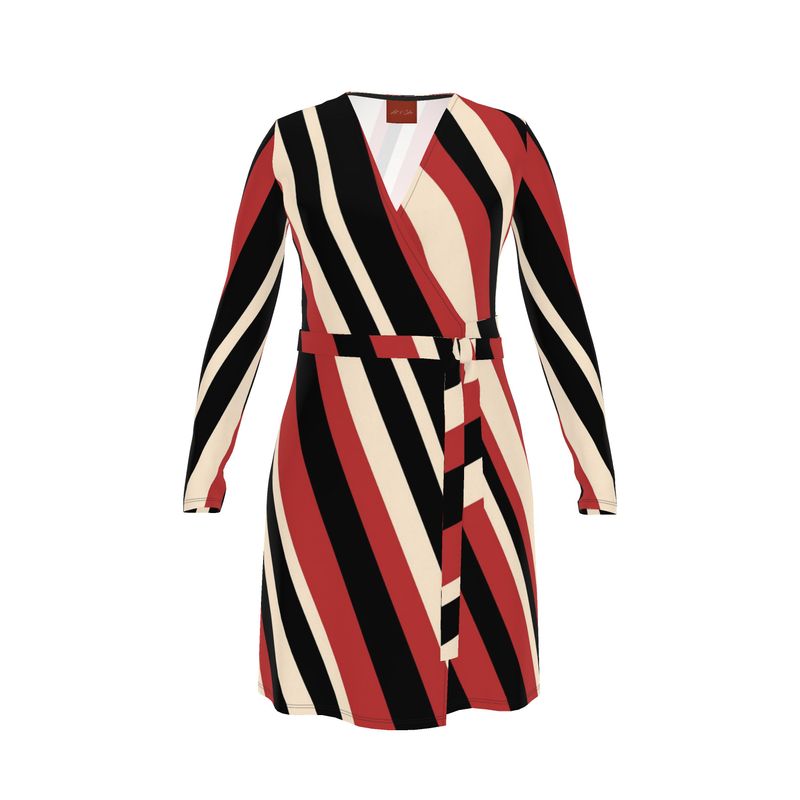 beige wrap with red dress Size:17 - XL