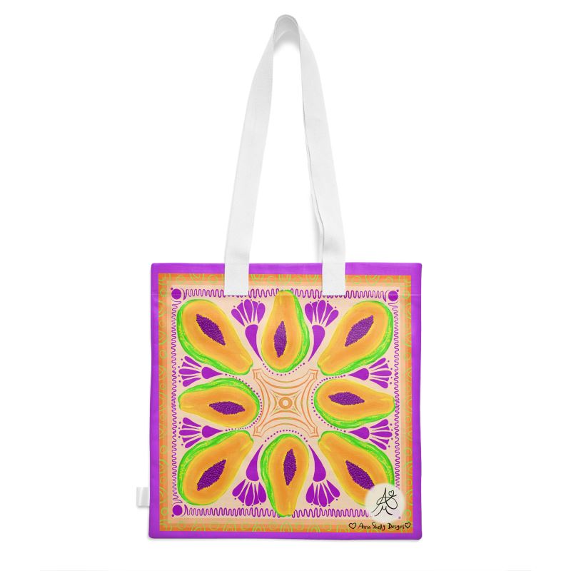 Papaya tote bag pastel