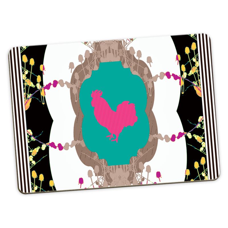Fabulous Fowl Placemats Set Of 4 Large