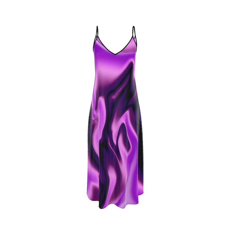 purple flame dress Maria Lucia Hohan Elaine Gown in Flame