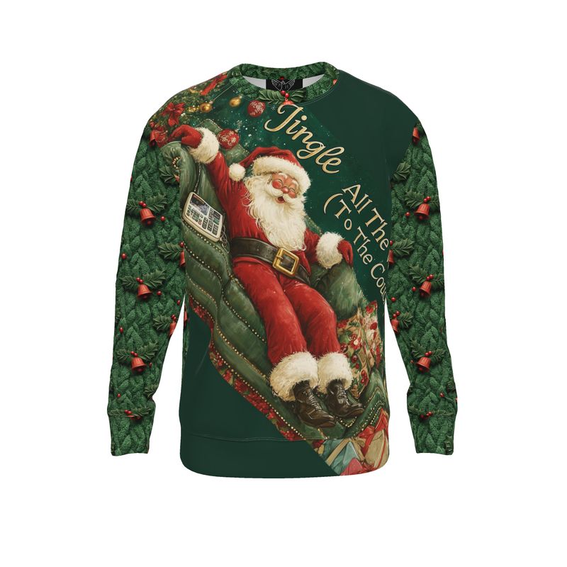 Jingle All The Way To The Couch Christmas Jumper – Cozy Holiday Fun