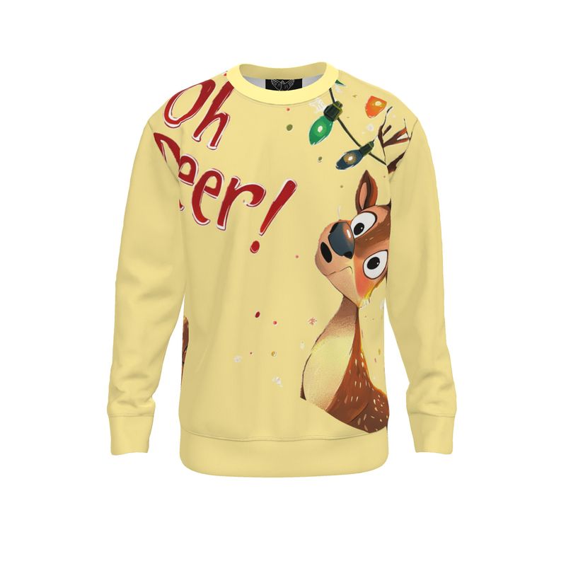 Oh Deer! Funny Reindeer Christmas Jumper – Festive Holiday Sweater