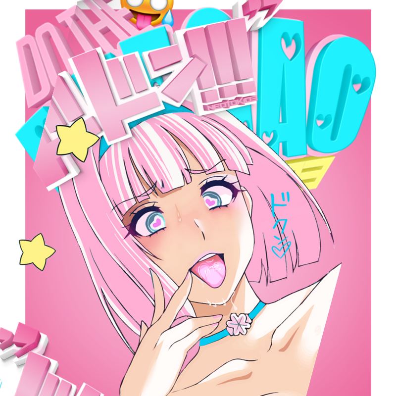 NEOTOKIO3 - DO THE AHEGAO – HOODIE - Ahegao Pink