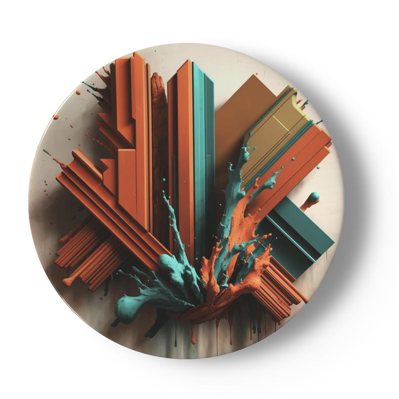 Set of Decorative Art Plates