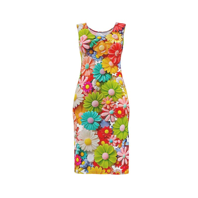 colorful bodycon dress Vibrant Floral Color:Light Teal 380+ Mini Dress Beach ensuring you feel as partywear style for women