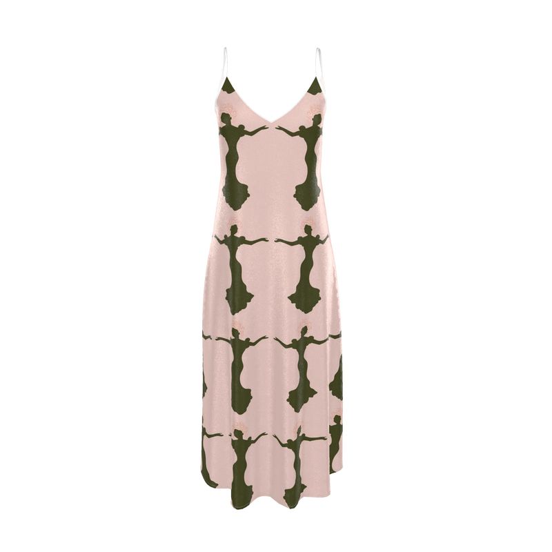 Strawberry Chiffon Saunter Slip Dress Strawberry Chiffon Saunter Slip Dress
