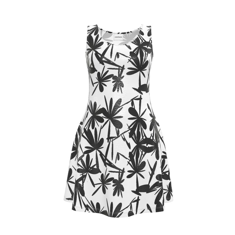skater dress usa Onyx Black Skater Dress Svaha USA