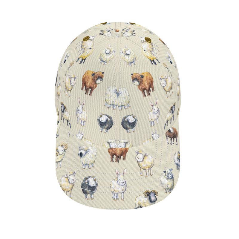 Sheep breeds baseball cap