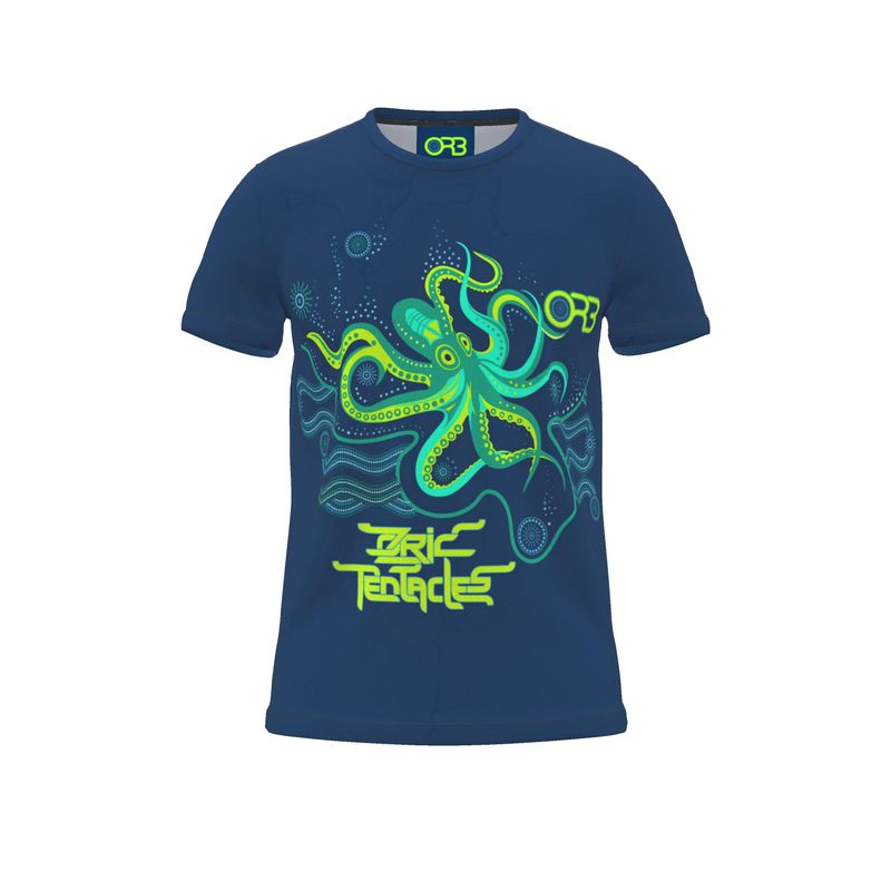 Unisex Orb Ozric Tentacles Inspired Cotton Jersey T-Shirt