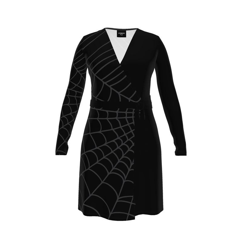 black spider web dress Wrap Production Time:20 Days