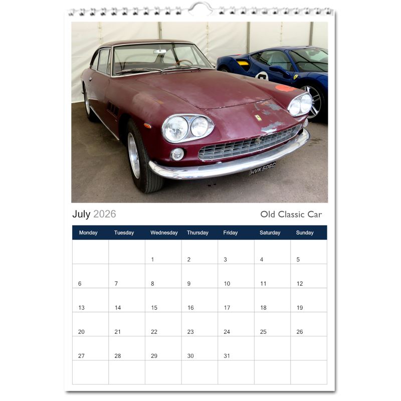 Classic Ferrari Calendar 2026