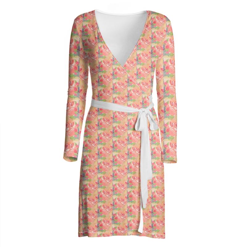 Solange Silky Jersey Wrap Dress