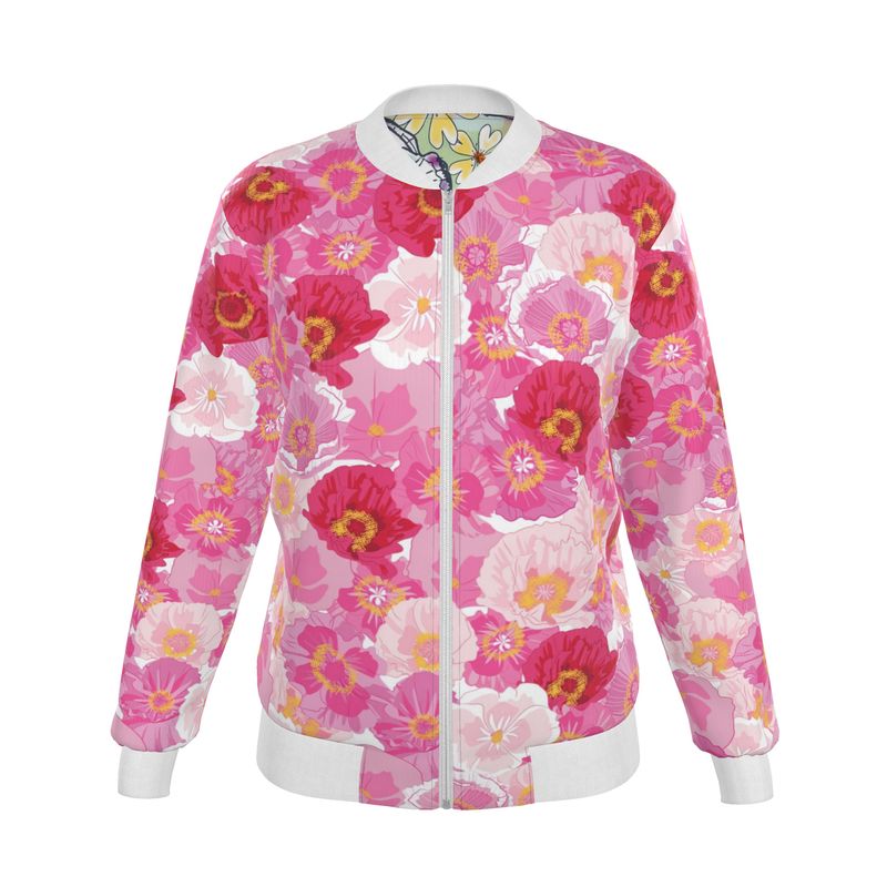 Crimson Rose Jacket Crimson Crest High-Collar Jacket