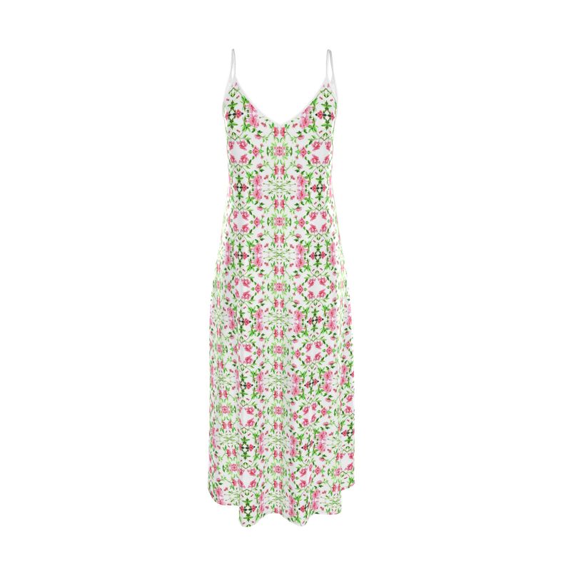 pink and green slip dress Maxi-Azalea Supplier_ApexGlow