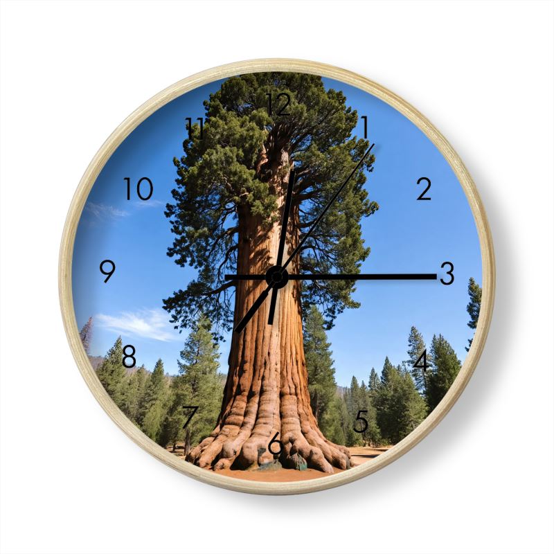 Giant Sequoia National Park Wall Clock.