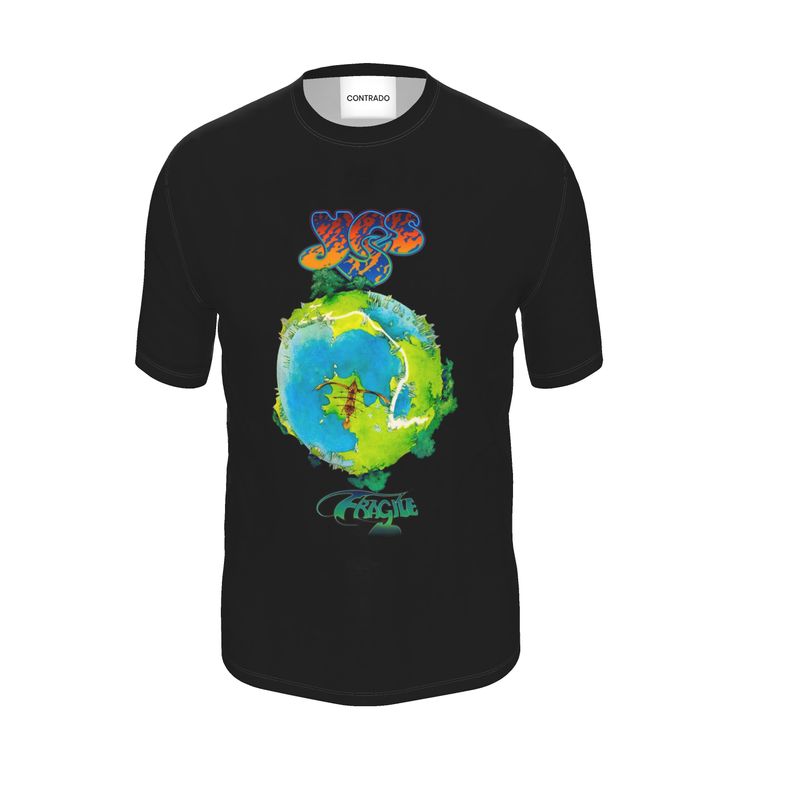 Yes band The Fragile Logo Mens T-Shirt