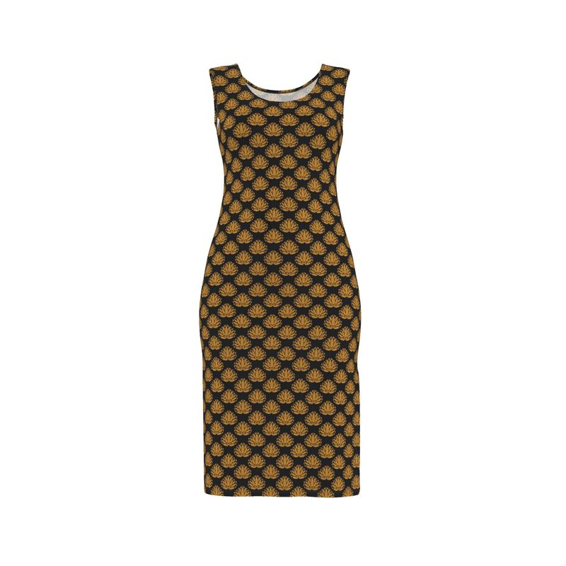 black and gold art deco dress Bodycon prom dress to impress