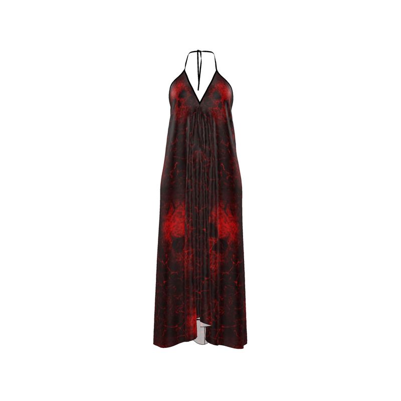 erl velvet halter dress Susana Monaco Women's Halter Neck Velvet Gown - Black main image 1