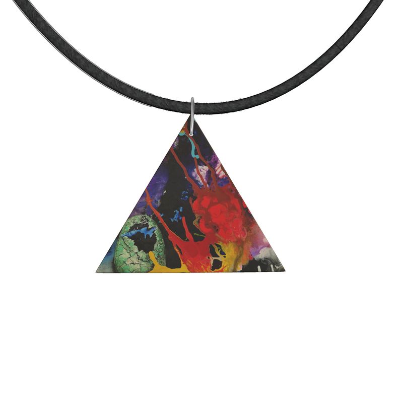 Wooden Pendant Geometric Shapes