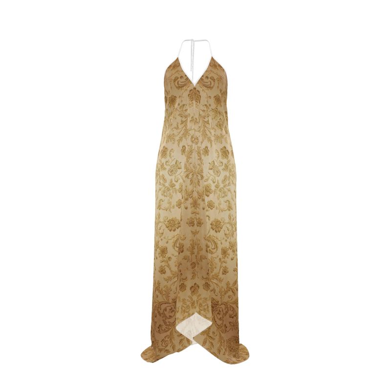 vintage style halter dress Halterneck backless backlessdresses