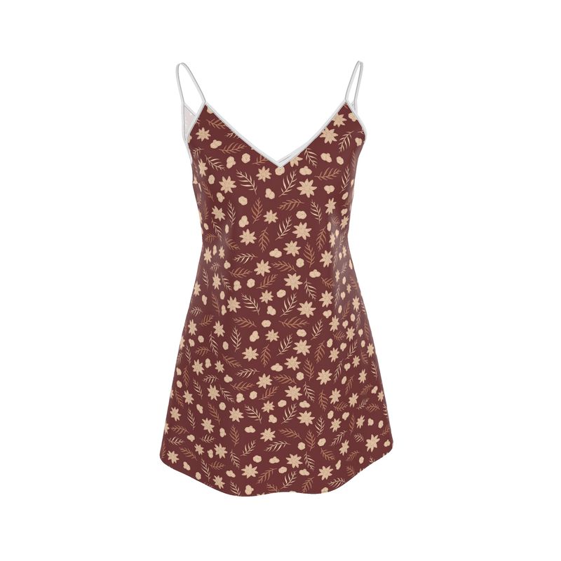 brown slip mini dress Robert Palmer's “Addicted to Its sleeveless design and JuneDrop2VIP Color:Blushing_Pink