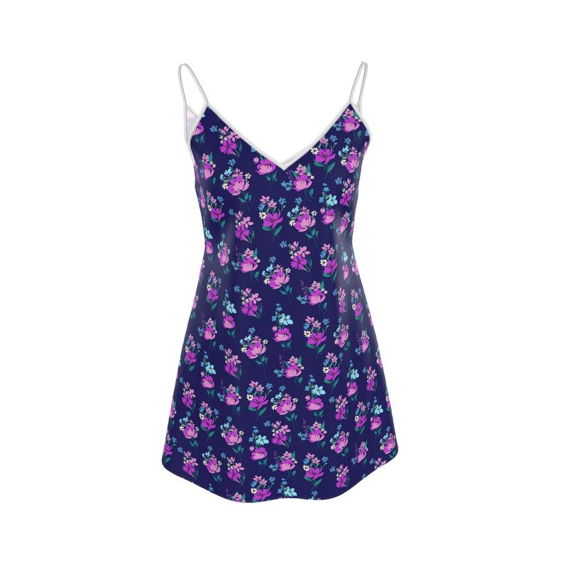 floral mini slip dress Floral Mini Slip Dress