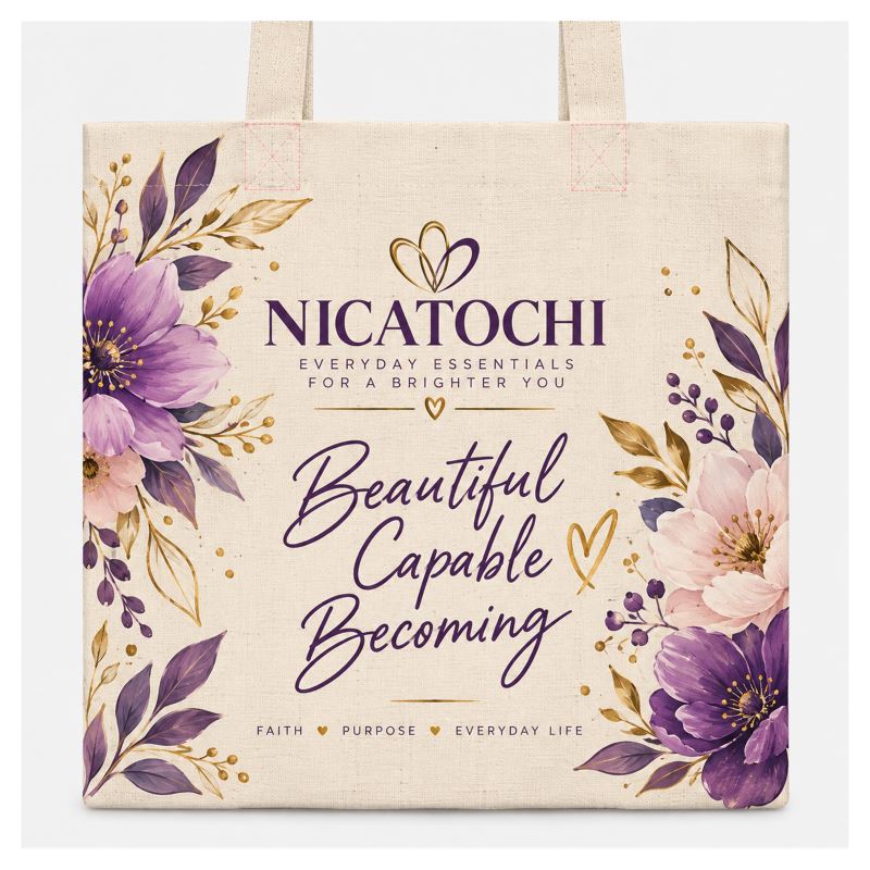 NICATOCHI Beautiful Capable Becoming Tote Bag