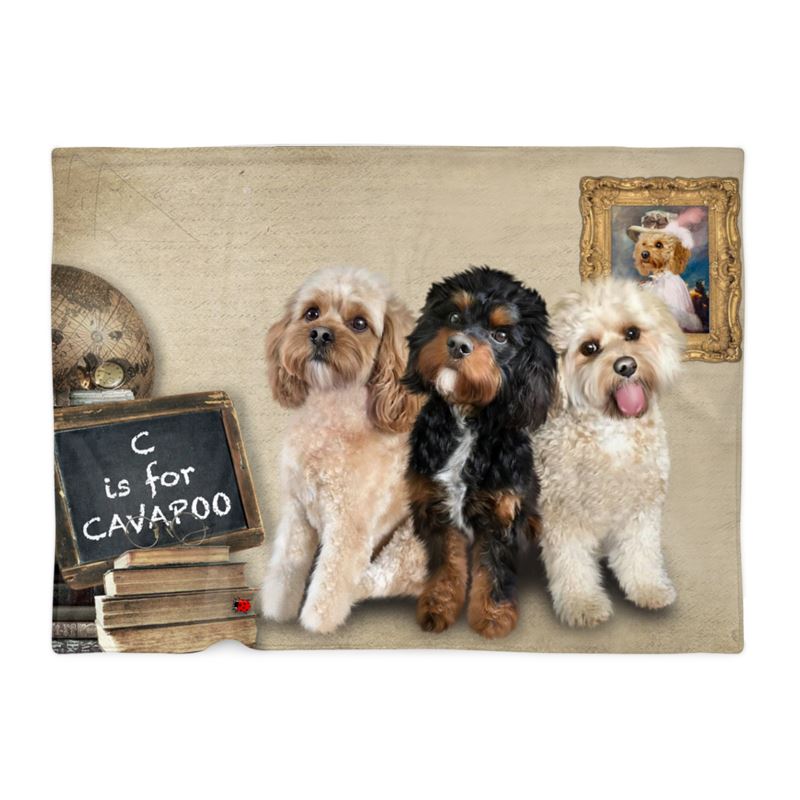 C IS FOR CAVAPOO Blanket - Main Image