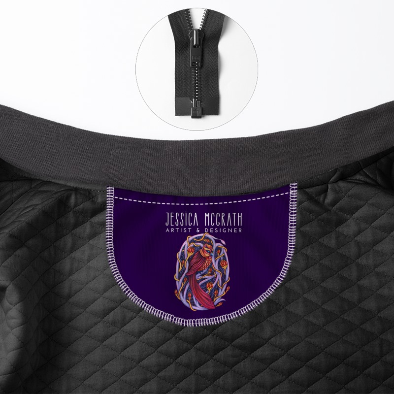 Red Sky Omen' Mens Bomber Jacket