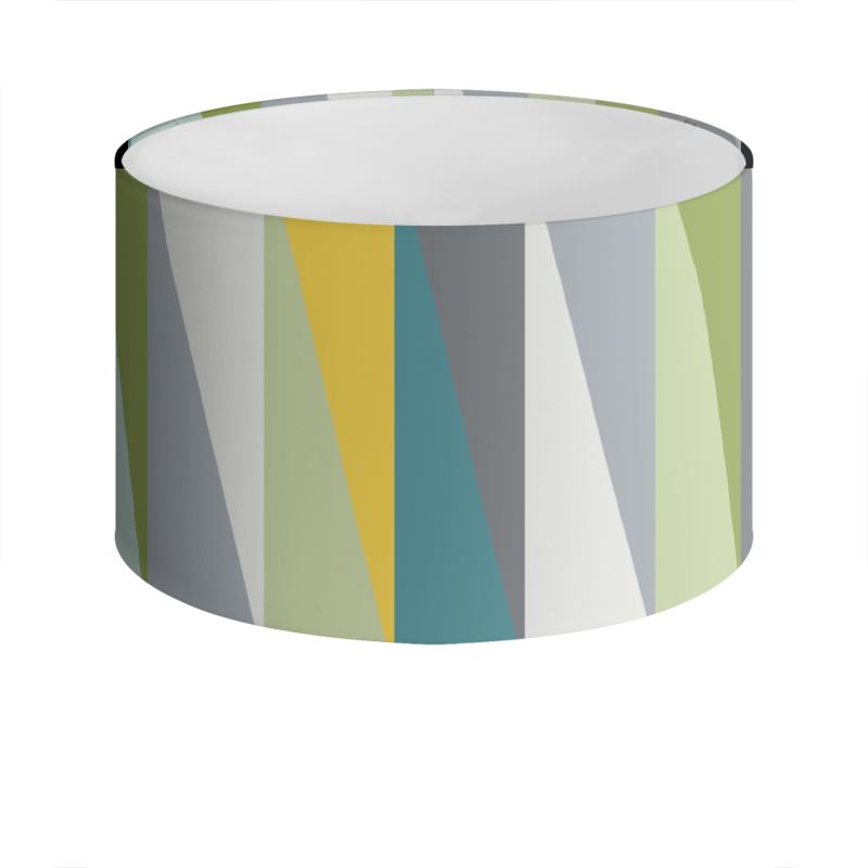 Drum Lamp Shade Go Geo Teal