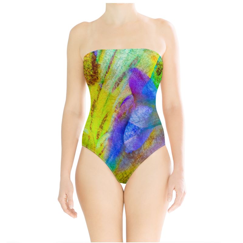 strapless swimming costumes