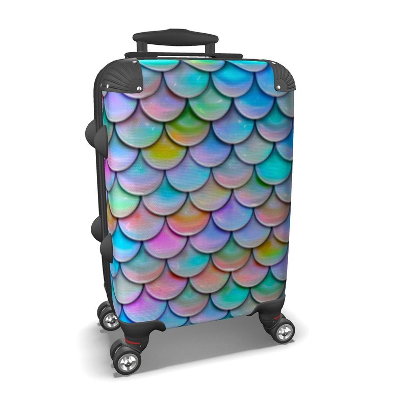 Mermaid suitcase sales