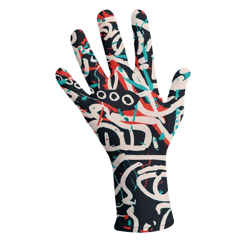 Posca Street Art Drops Gloves by Emmanuel Signorino