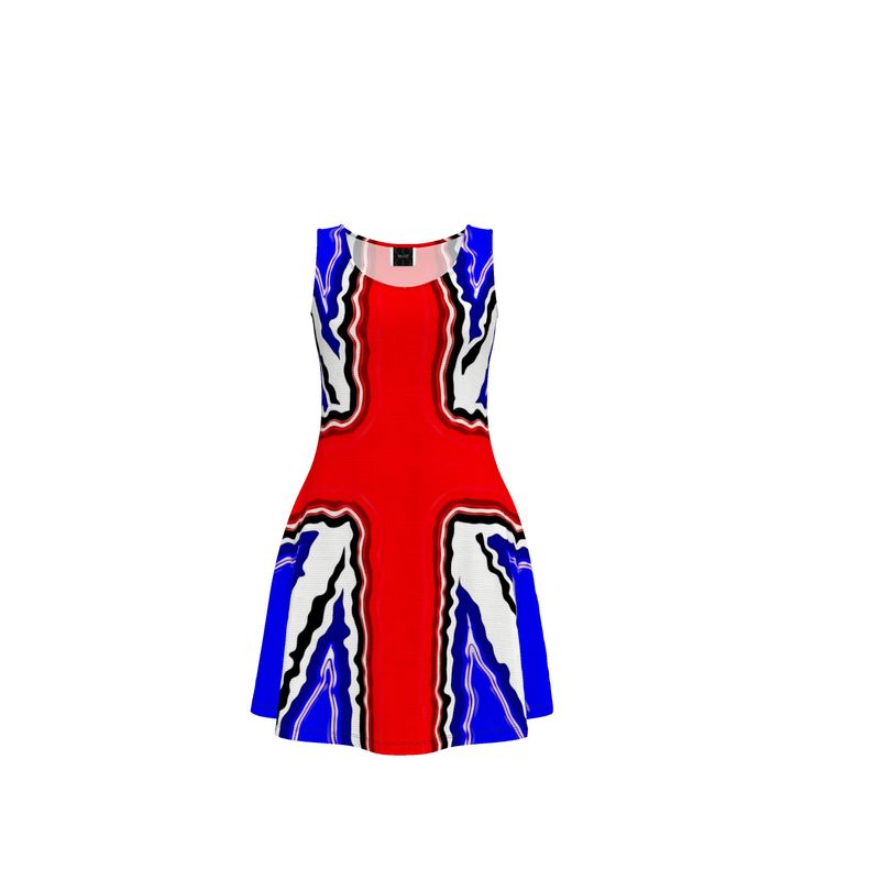 cartoon skater dress Winnie the Pooh Skater Dress, Pooh Bear Cartoon Dress for Women, Disneyland Gift for Her, Sleeveless Mid-thigh Dress