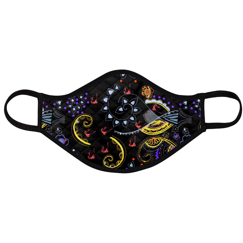 Two face masks Print Midnight