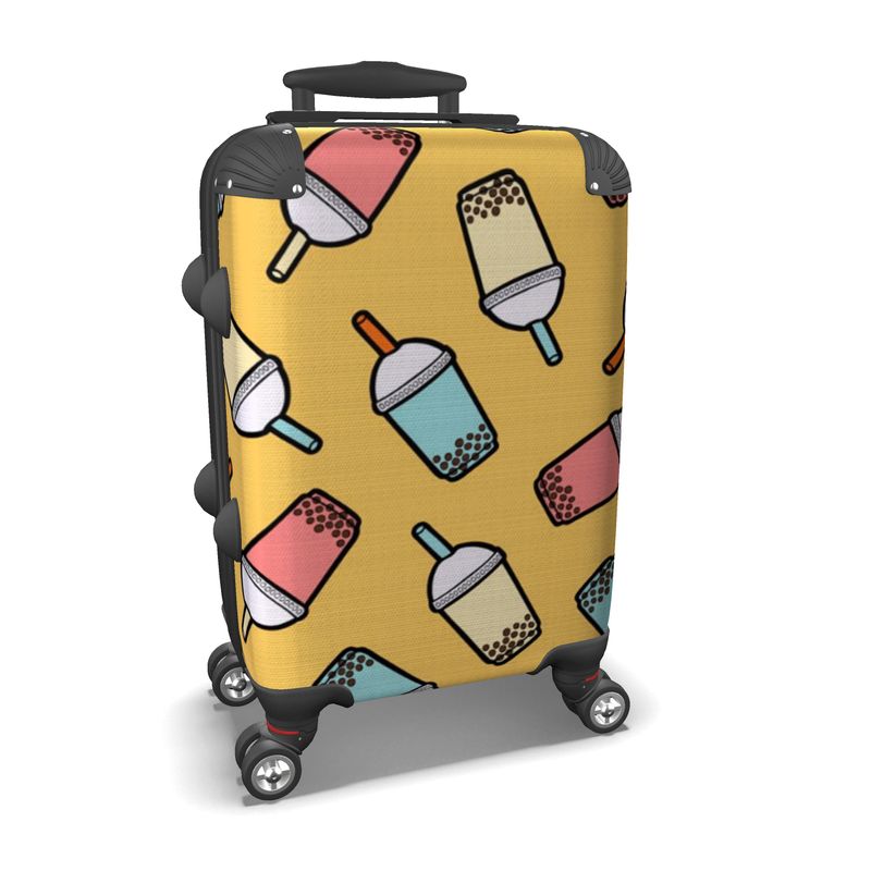 Patterned suitcase online