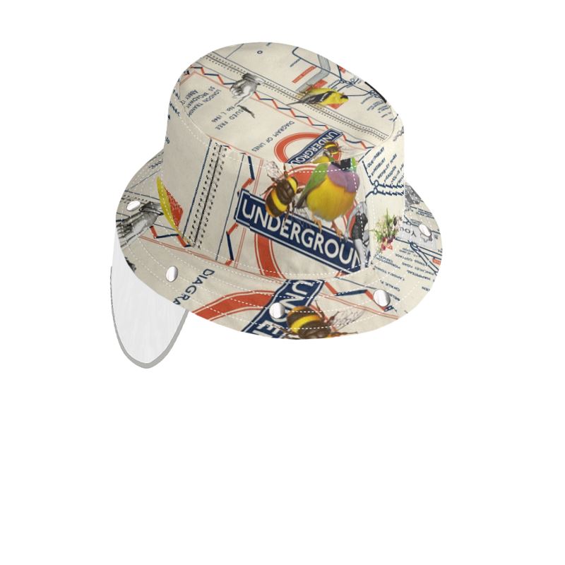 You Like This London Underground Bucket Hat with Visor