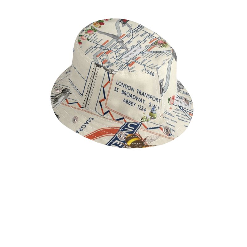 You Like This London Underground Bucket Hat with Visor