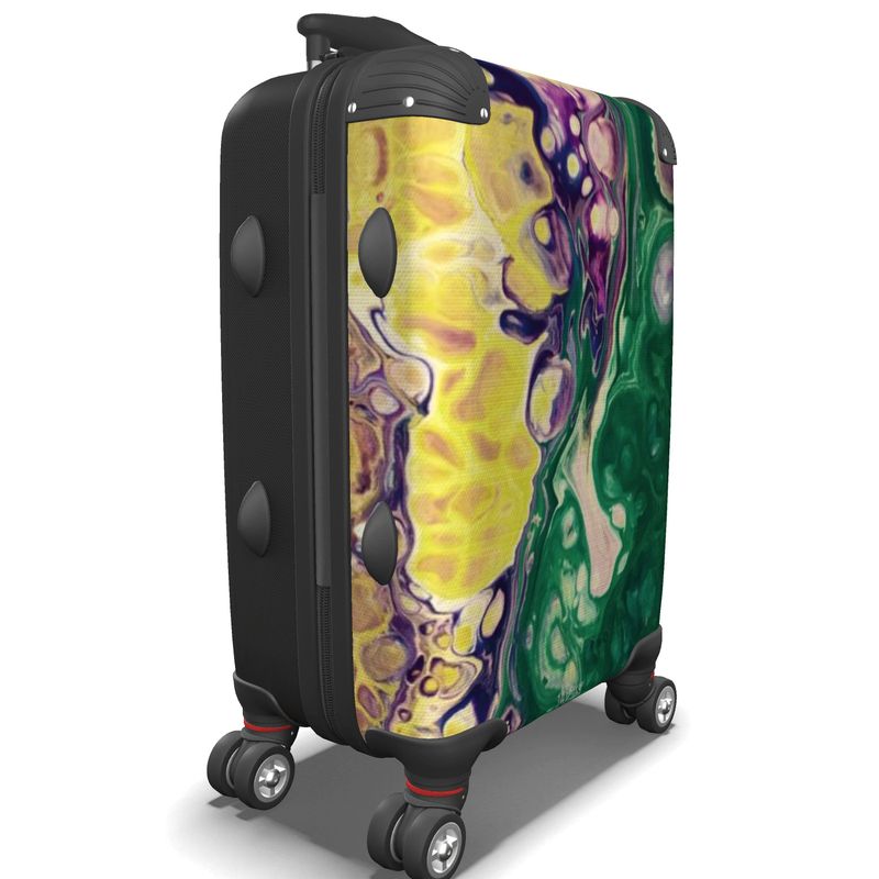 Funky cabin suitcase sales