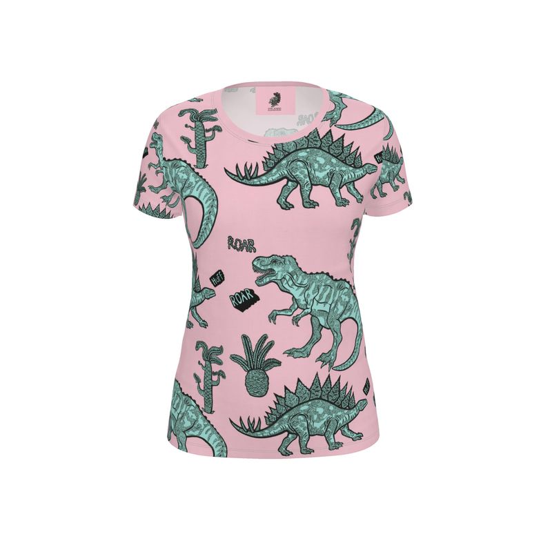 Dinosaur Ladies T Shirt