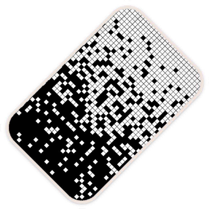 black and white changing mat