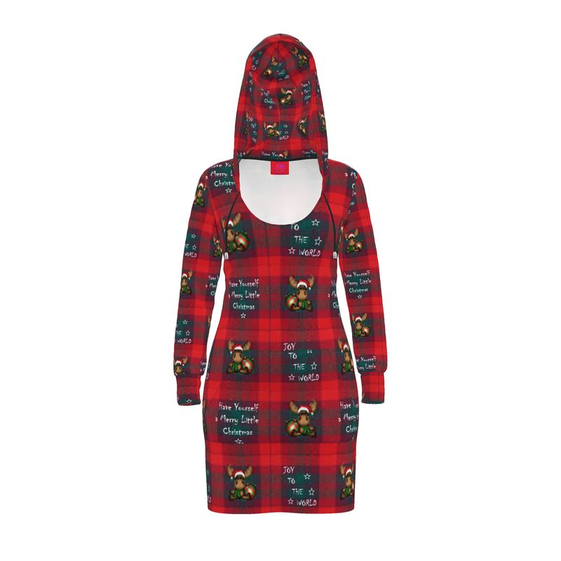 christmas dress hoodie Drie Women Christmas Sweatshirt Dress Hoodie Dress Long Sleeve Dresses Hooded Crew Neck Xmas Sweatshirt Pri Green,2XL