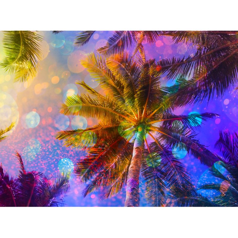 Colorful Palm Trees Handbags